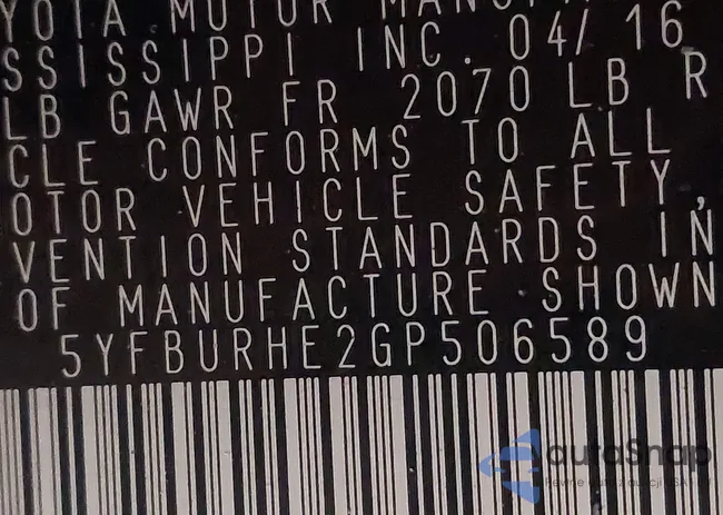 5YFBURHE2GP506589: 44220401