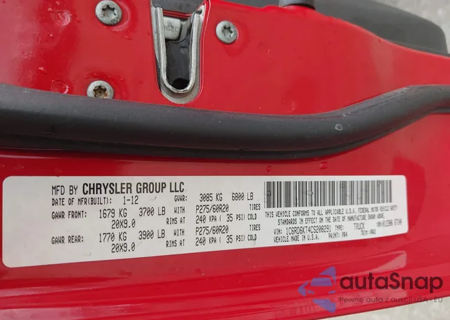 1C6RD6KT4CS208291: 44220433