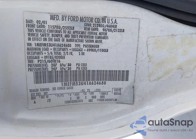 1MEFM53U41A624680: 44220451