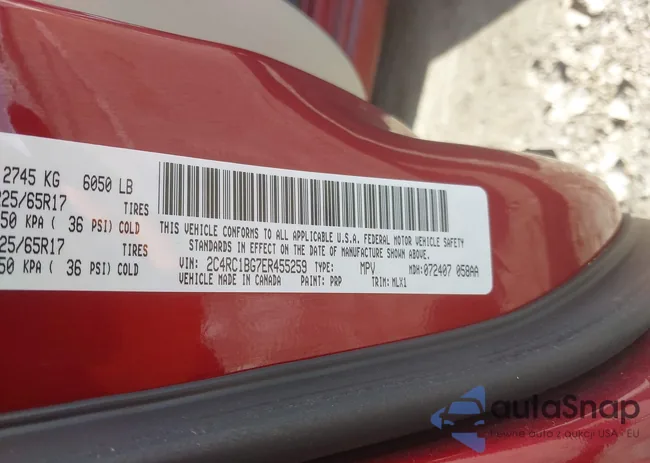 2C4RC1BG7ER455259: 44220491