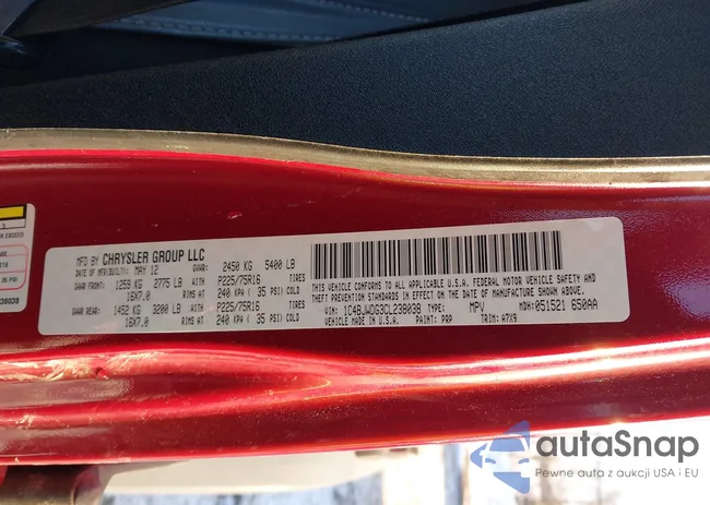 1C4BJWDG3CL238038: 44220520