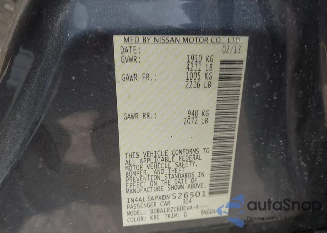 1N4AL3APXDN526501: 44220666