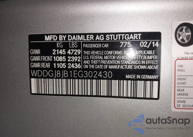 WDDGJ8JB1EG302430: 44220718