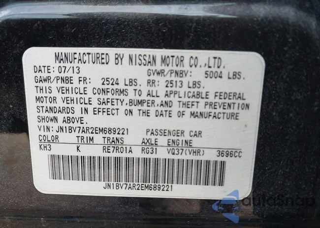 JN1BV7AR2EM689221: 44220727