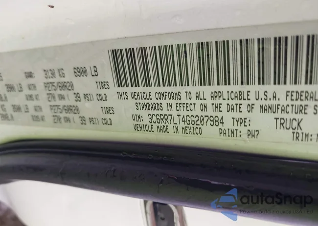 3C6RR7LT4GG207984: 44220745