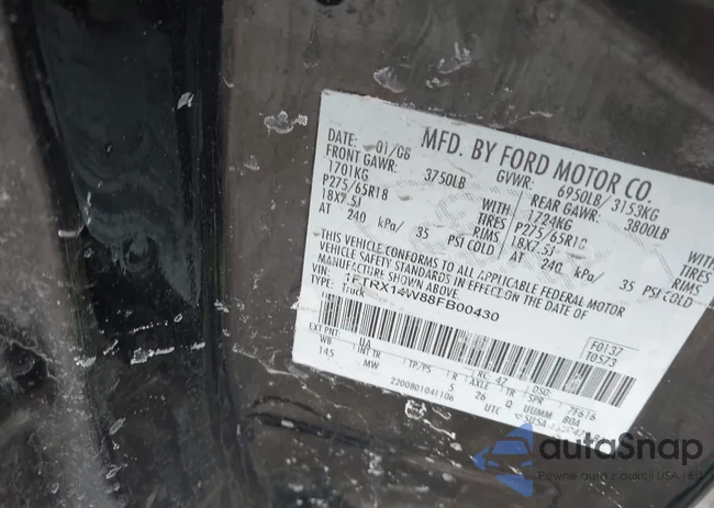 1FTRX14W88FB00430: 44220758