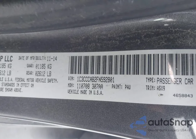 1C3CCCAB2FN592801: 44220850