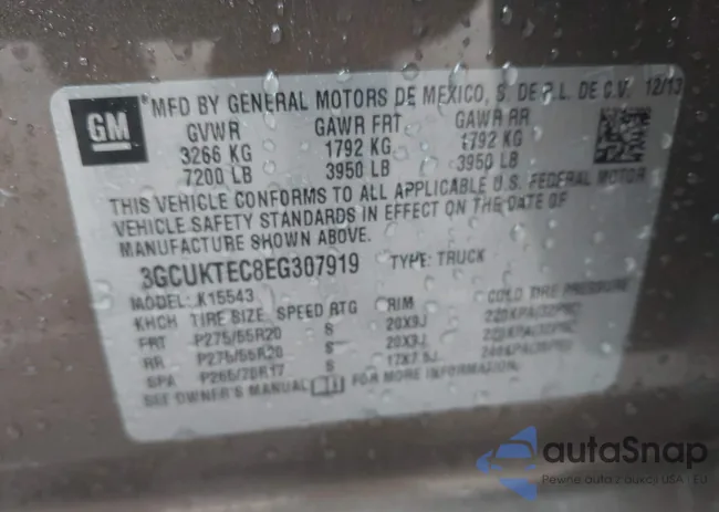 3GCUKTEC8EG307919: 44220858