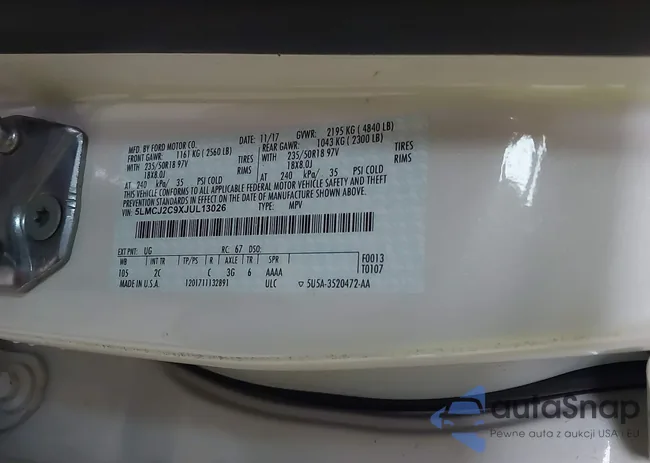 5LMCJ2C9XJUL13026: 44220861