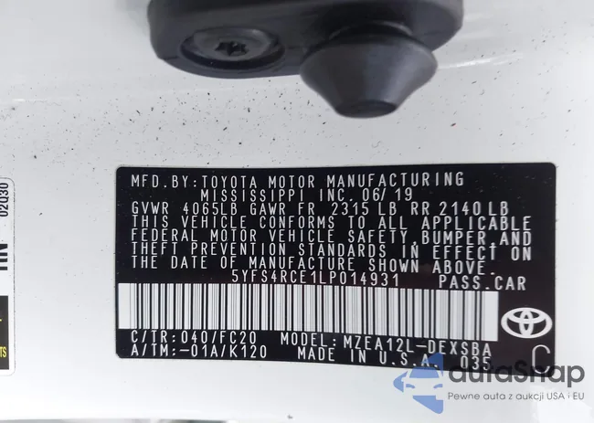 5YFS4RCE1LP014931: 44220872