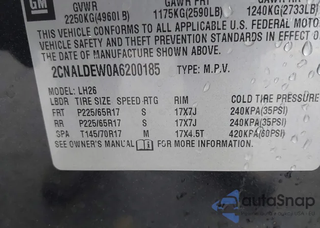 2CNALDEW0A6200185: 44220901