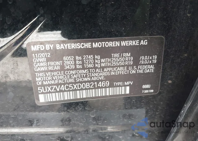 5UXZV4C5XD0B21469: 44220903