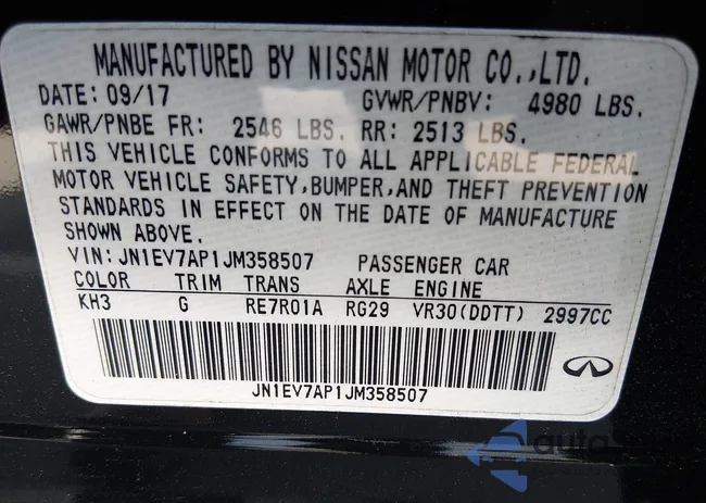 JN1EV7AP1JM358507: 44220908