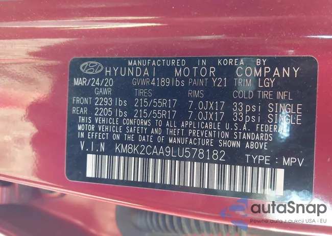 KM8K2CAA9LU578182: 44220935