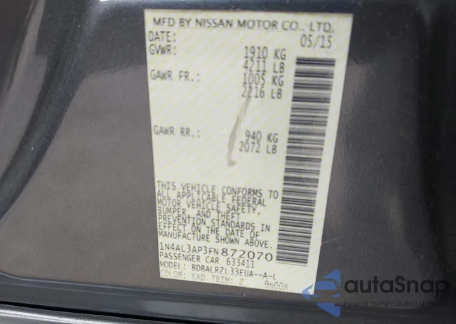 1N4AL3AP3FN872070: 44220937