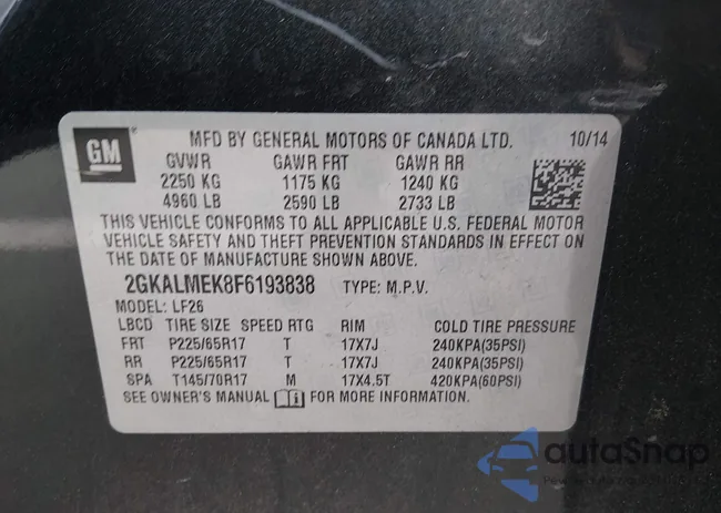 2GKALMEK8F6193838: 44220085