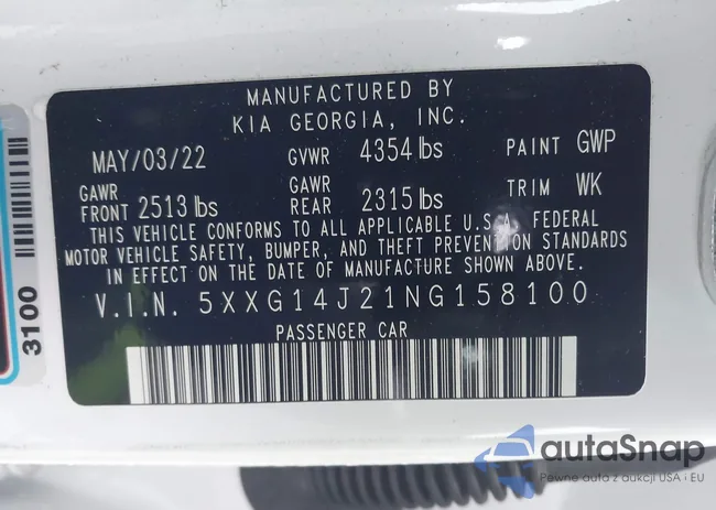 5XXG14J21NG158100: 44220089