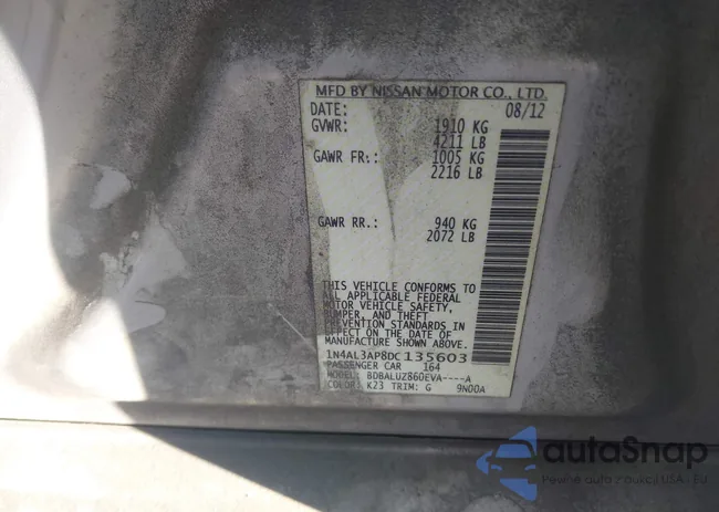 1N4AL3AP8DC135603: 44220143