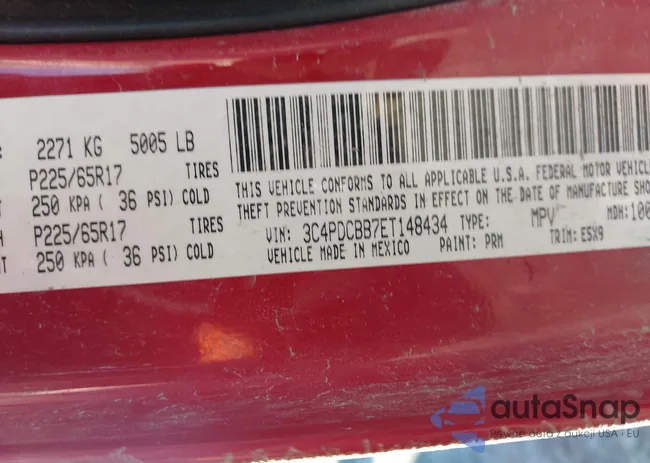 3C4PDCBB7ET148434: 44220253