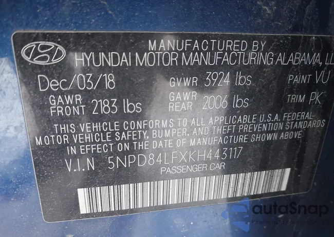 5NPD84LFXKH443117: 44220265