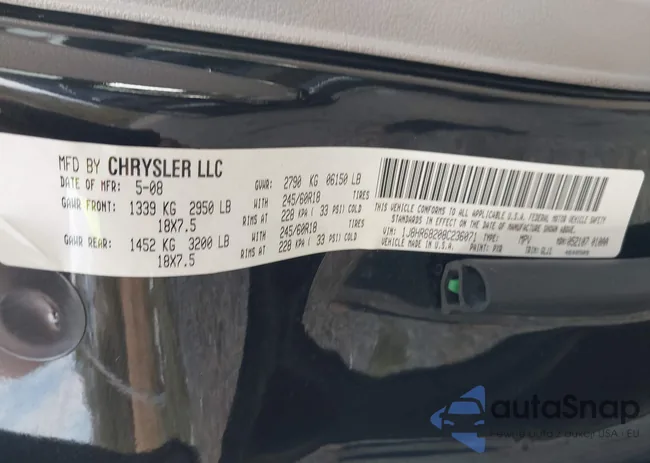 1J8HR68208C236071: 44221360