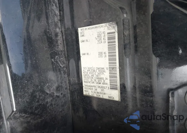 1N4AA6AV4KC368073: 44221401