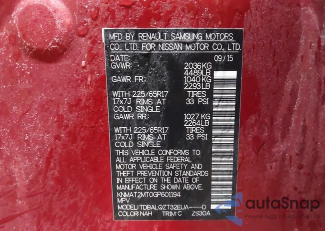 KNMAT2MT0GP601194: 44221418