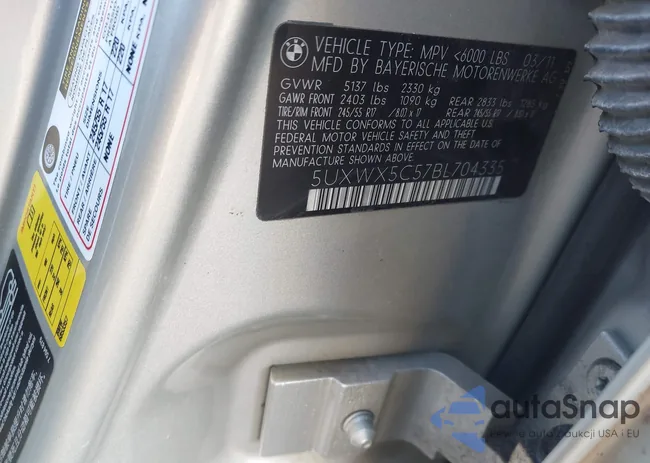 5UXWX5C57BL704335: 44221438