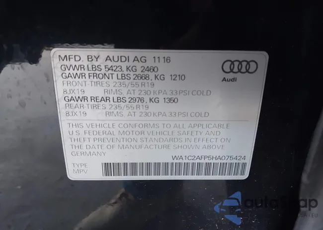 WA1C2AFP5HA075424: 44221471