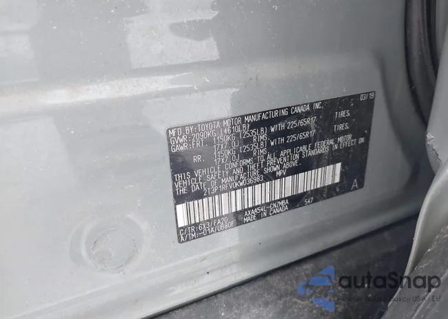 2T3P1RFV0KW036983: 44221747