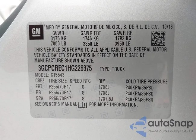 3GCPCREC1HG226875: 44221776