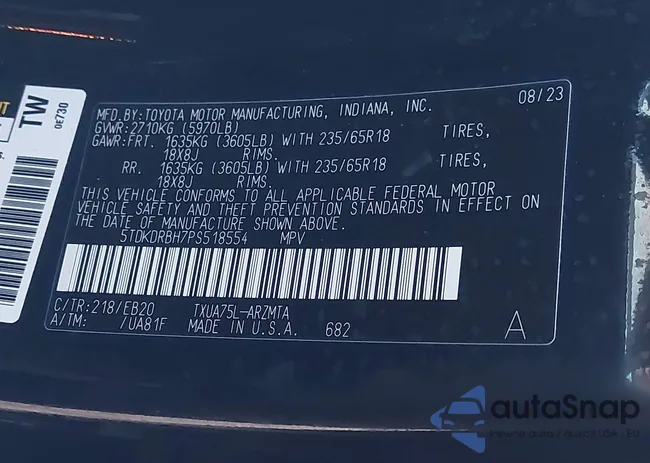 5TDKDRBH7PS518554: 44221856