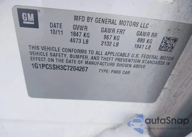 1G1PC5SH3C7204267: 44221920