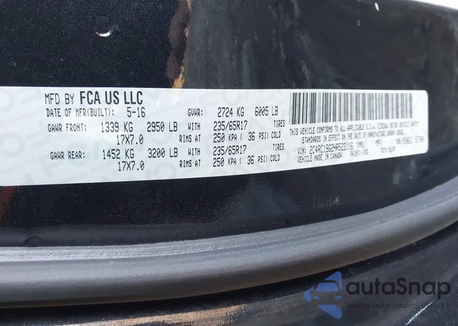 2C4RC1BG2HR523116: 44220988