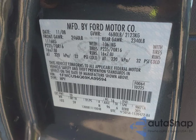 1FMCU94G69KA99594: 44221048