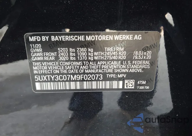 5UXTY3C07M9F02073: 44221308