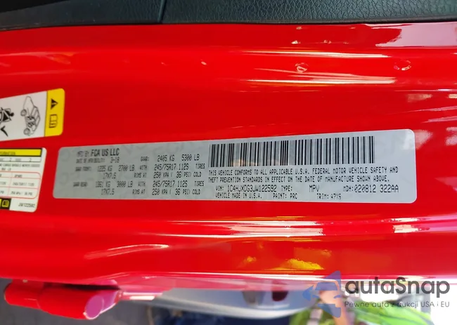 1C4HJXDG3JW122592: 44222358