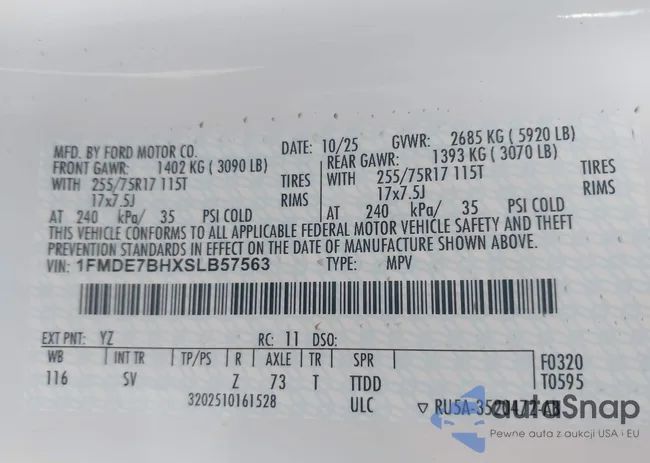 1FMDE7BHXSLB57563: 44222380