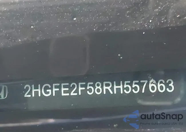 2HGFE2F58RH557663: 44222507