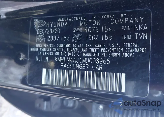 KMHLN4AJ1MU003965: 44222676