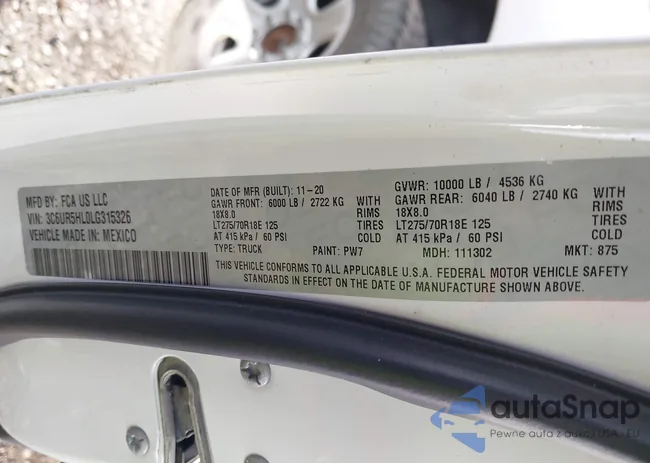 3C6UR5HL0LG315326: 44222874