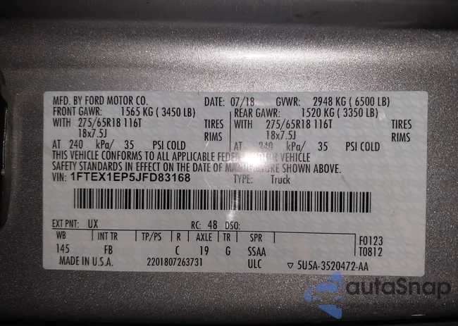 1FTEX1EP5JFD83168: 44222927