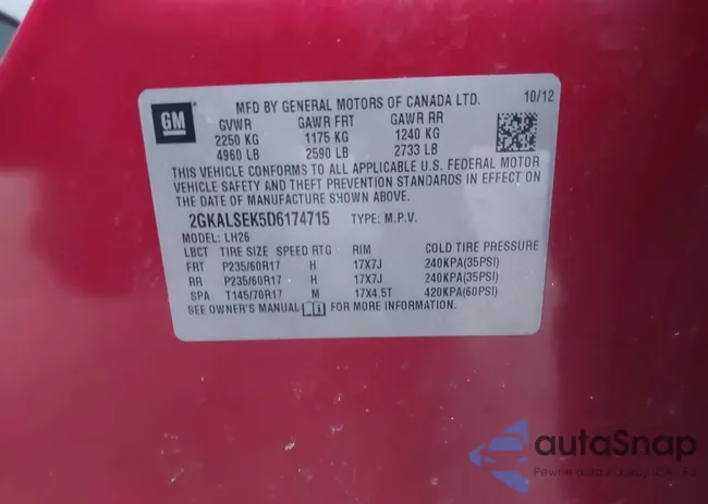 2GKALSEK5D6174715: 44221969