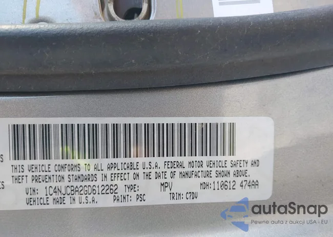 1C4NJCBA2GD612262: 44221972