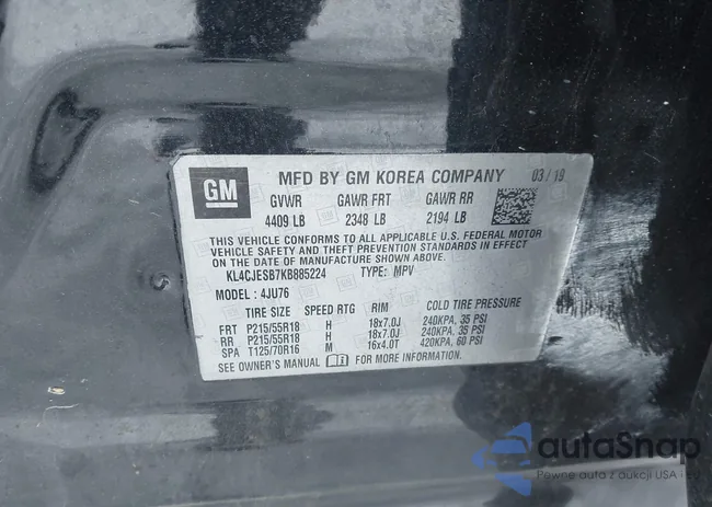 KL4CJESB7KB885224: 44221985