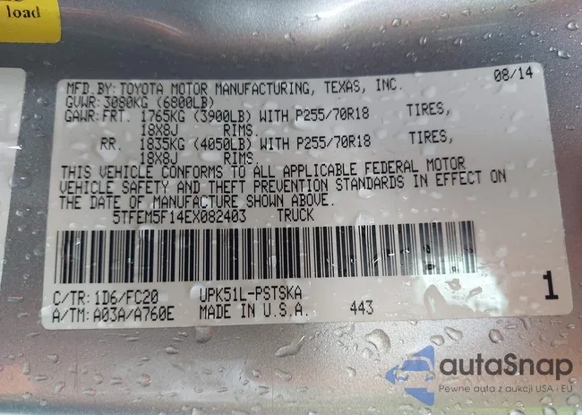 5TFEM5F14EX082403: 44223392