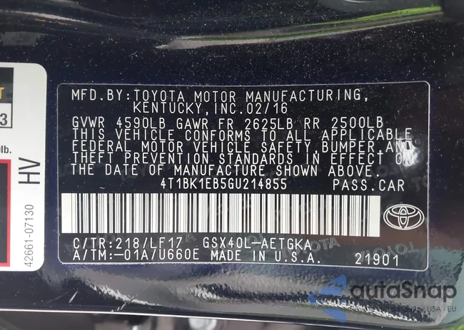 4T1BK1EB5GU214855: 44223416