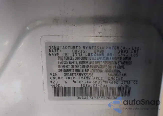 3N1AB7AP3FY320238: 44223477