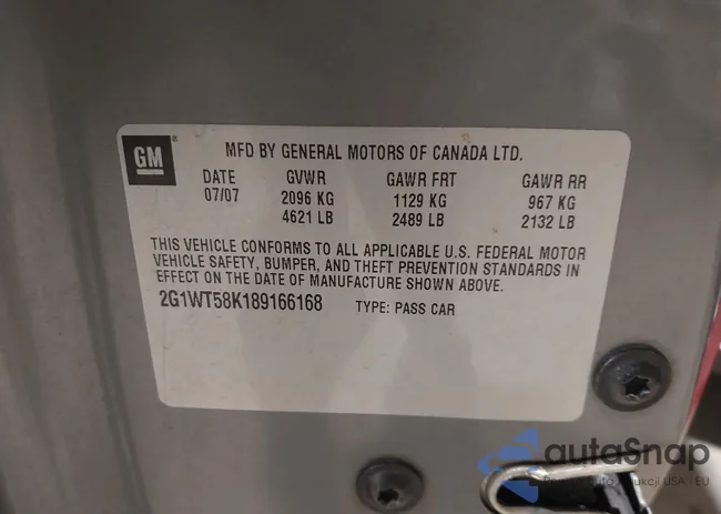 2G1WT58K189166168: 44223590