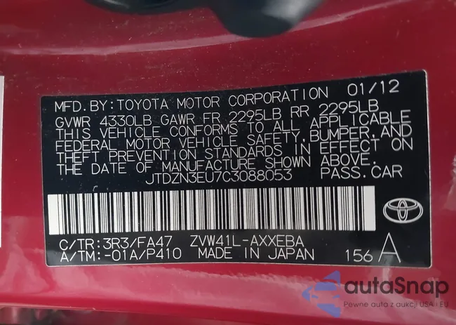 JTDZN3EU7C3088053: 44222992